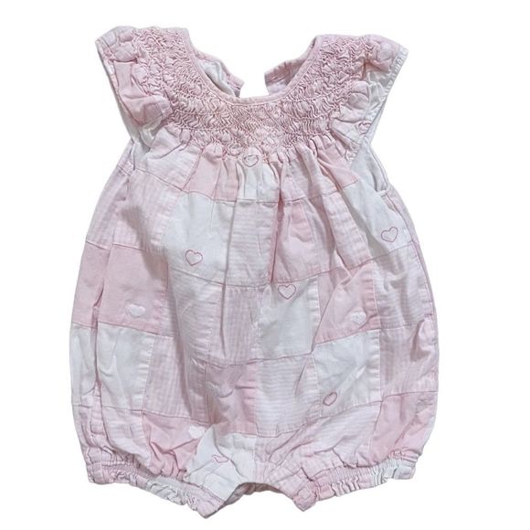 Janie and Jack Other - Janie and Jack • Baby Girl 0-3m Pink Lace Romper
